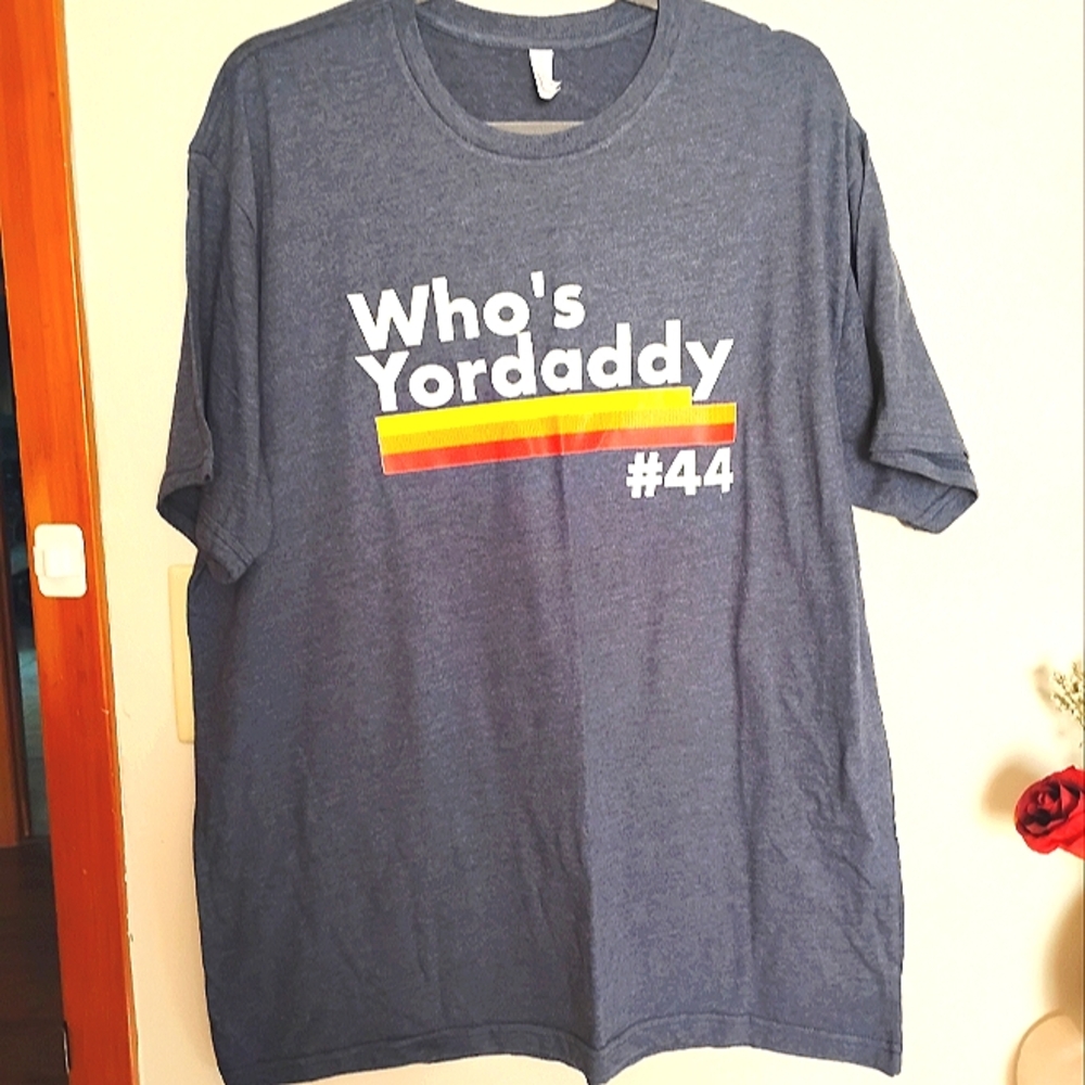 💕Yordaddy Astros T-shirt (XL)